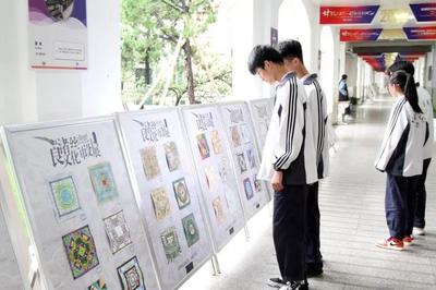 青春風(fēng)采 余二高學(xué)生設(shè)計(jì)良渚文化絲巾，驚艷助力良渚申遺與文化傳播